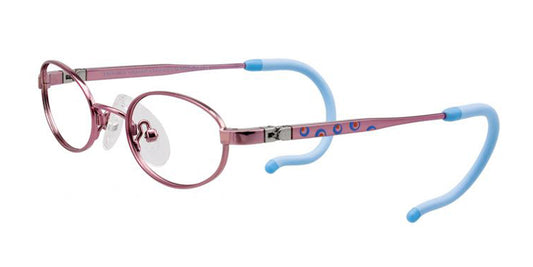 Shiny Light Pink/Blue/Orange EasyTwist ET984 Eyeglasses.