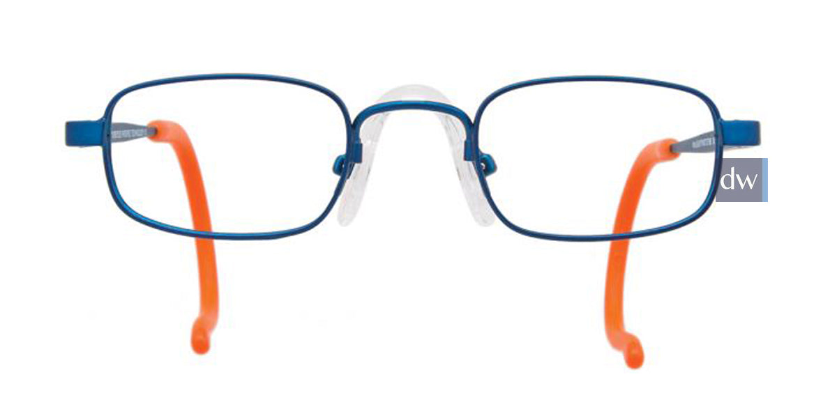Matte Royal Blue/Orange/Yellow EasyTwist ET985 Eyeglasses.