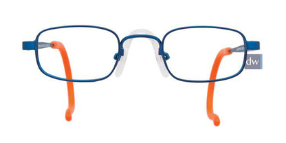 Matte Royal Blue/Orange/Yellow EasyTwist ET985 Eyeglasses.