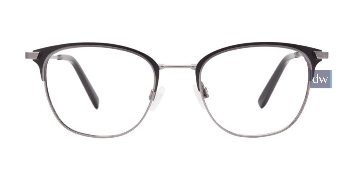 Matte Black/Steel EasyTwist ET988 Eyeglasses - Teenager.