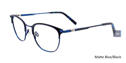 Matte Blue/Silver EasyTwist ET988 Eyeglasses - Teenager.