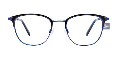 Matte Blue/Silver EasyTwist ET988 Eyeglasses - Teenager.