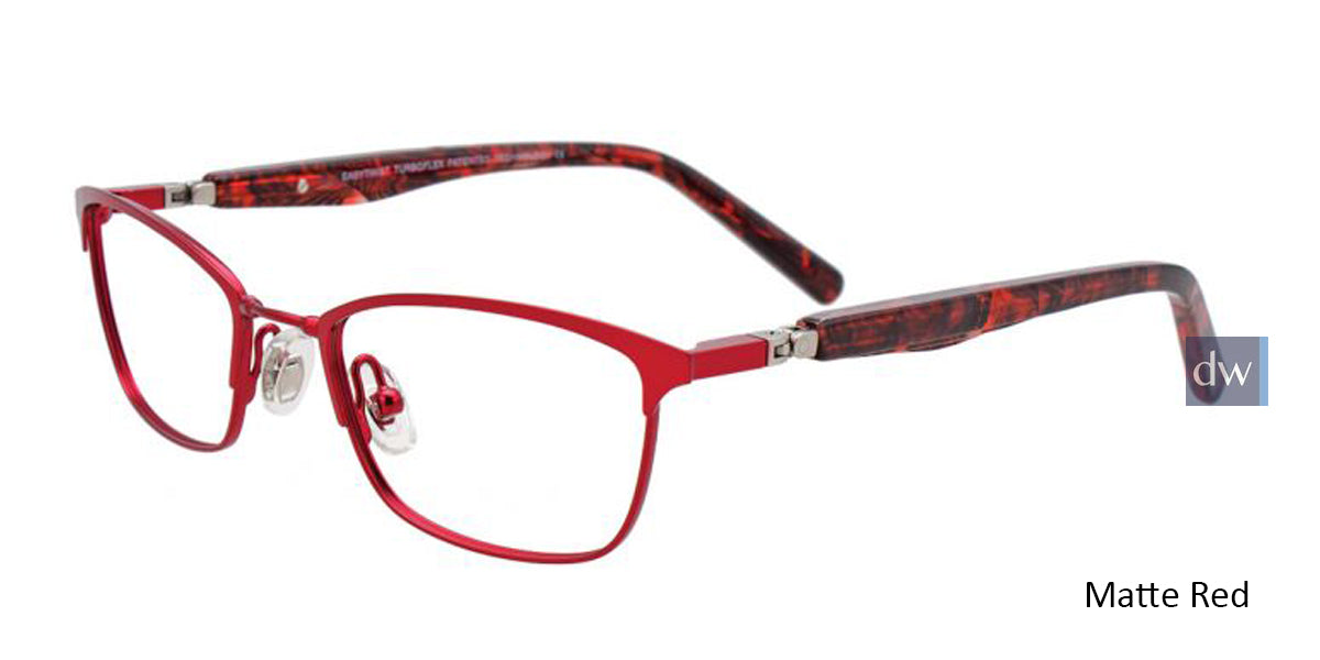 Matte Red EasyTwist ET991 Eyeglasses.