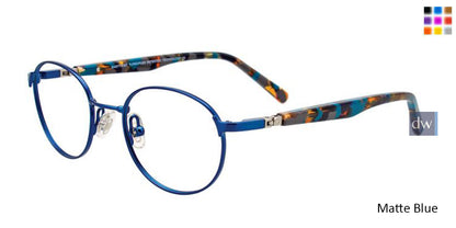 Matte Blue EasyTwist ET992 Eyeglasses.