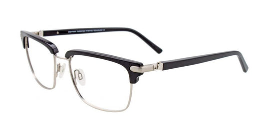Black/Silver EasyTwist ET993 Eyeglasses.