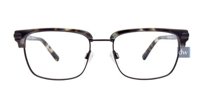 Demi Grey/Black EasyTwist ET993 Eyeglasses.