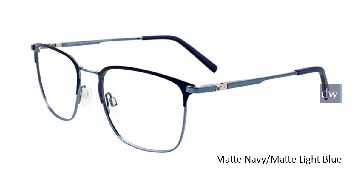 Matte Navy/Matte Light Blue EasyTwist ET995 Eyeglasses.