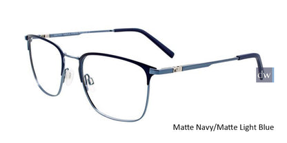 Matte Navy/Matte Light Blue EasyTwist ET995 Eyeglasses.