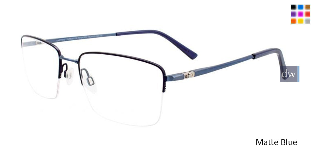 Matte Blue EasyTwist ET996 Eyeglasses.