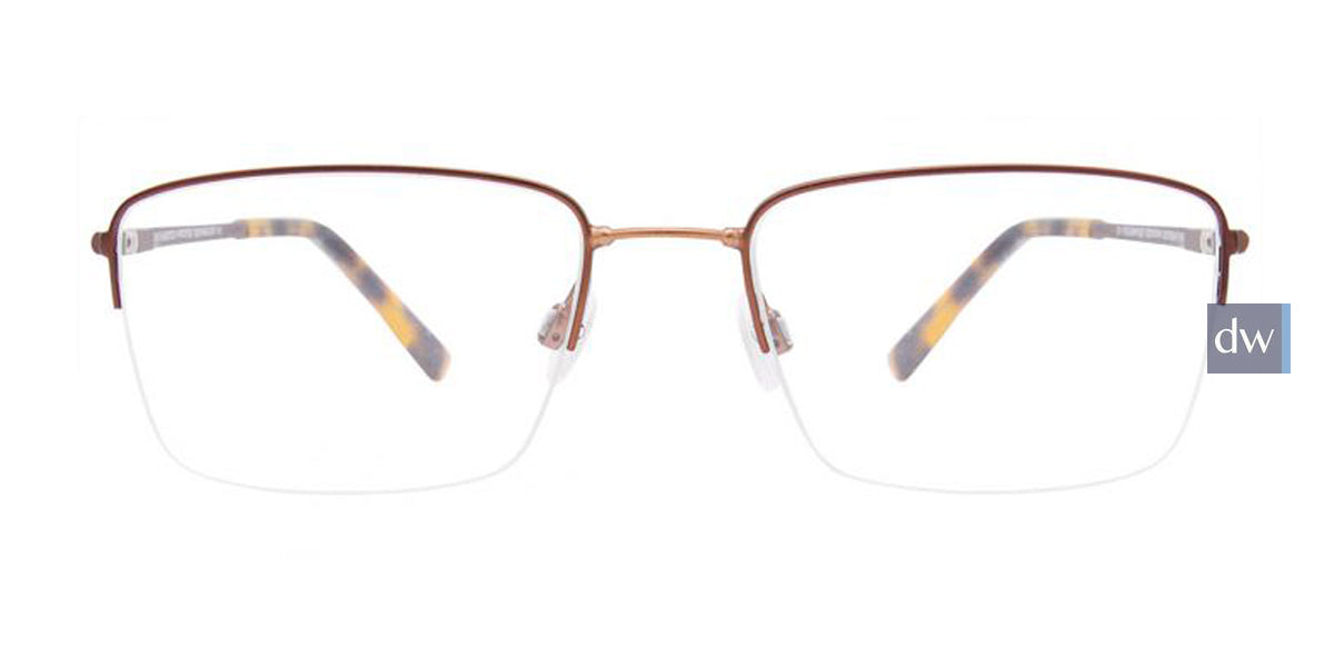Matte Brown EasyTwist ET996 Eyeglasses.