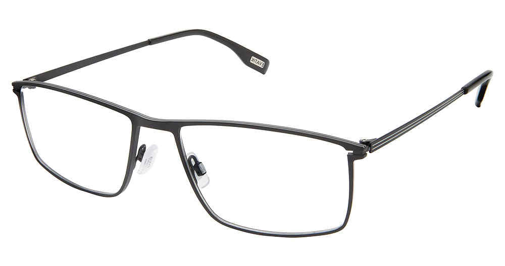 EVATIK E-9226 Eyeglasses BLACK GREY