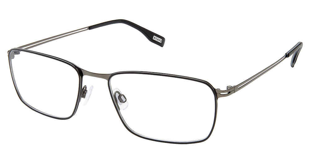 EVATIK E-9227 Eyeglasses BLACK GUNMETAL