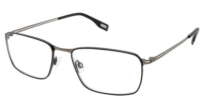 EVATIK E-9227 Eyeglasses BLACK GUNMETAL
