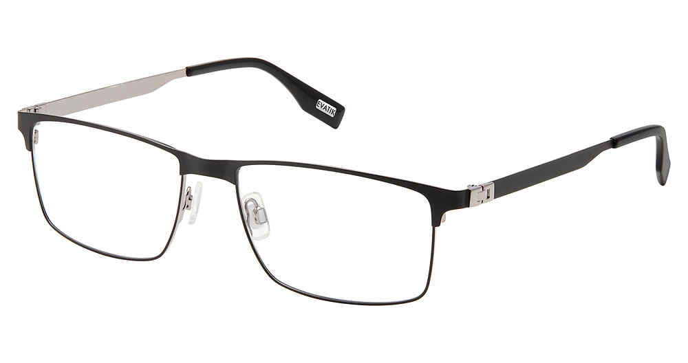 EVATIK E-9236 Eyeglasses BLACK GUNMETAL