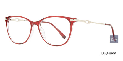 Burgundy Lite Design Elle Eyeglasses