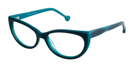 Emerald (C1) Lisa Loeb Heart Beat Eyeglasses.