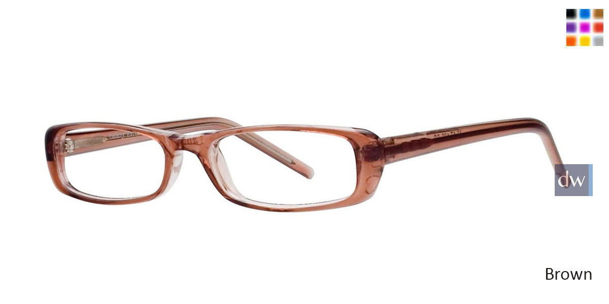 Brown Gallery Evita Eyeglasses - Teenager