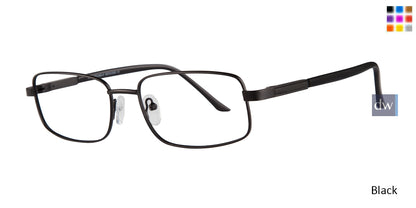 Black Affordable Designs Executive Eyeglasses.