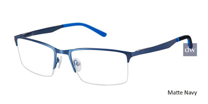 Matte Navy c02 Champion FL1001 Fleet Titanium Eyeglasses.