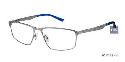 Matte Gun c01 Champion FL1004 Fleet Titanium Eyeglasses.