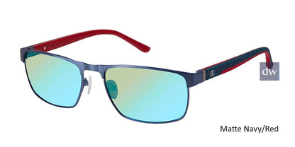 Matte Navy/Red c01 Champion FL6004 Fleet Titanium Polarized Sunglasses.