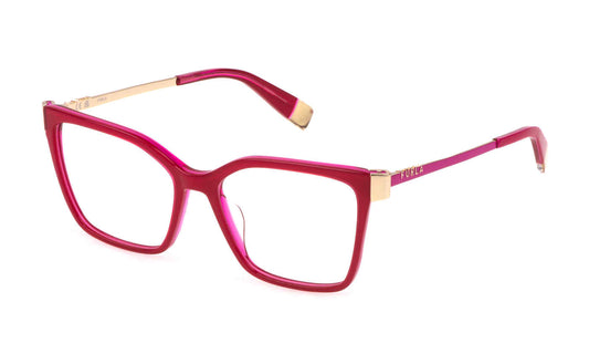 FUXIA TRANSP.ROSE Furla VFU768 Eyeglasses