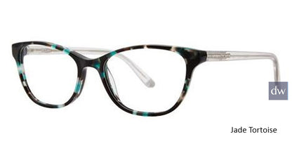 Jade Tortoise Vera Wang Felice Eyeglasses.