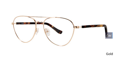 Gold Kensie RX Flourish Eyeglasses