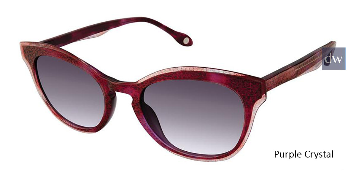Purple Crystal Fysh F-2030 Sunglasses.