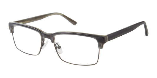 Gunmetal/Grey Geoffrey Beene G434 Eyeglasses.