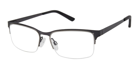 Dark Gunmetal Geoffrey Beene G450 Eyeglasses