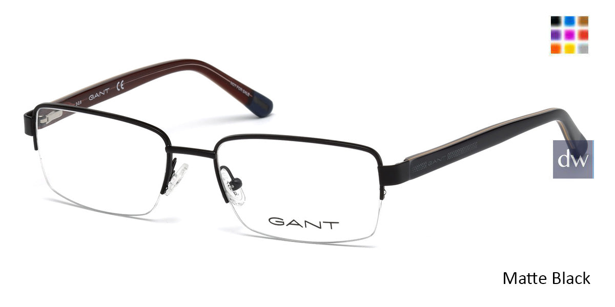 Matte Black Gant GA3149 Eyeglasses.