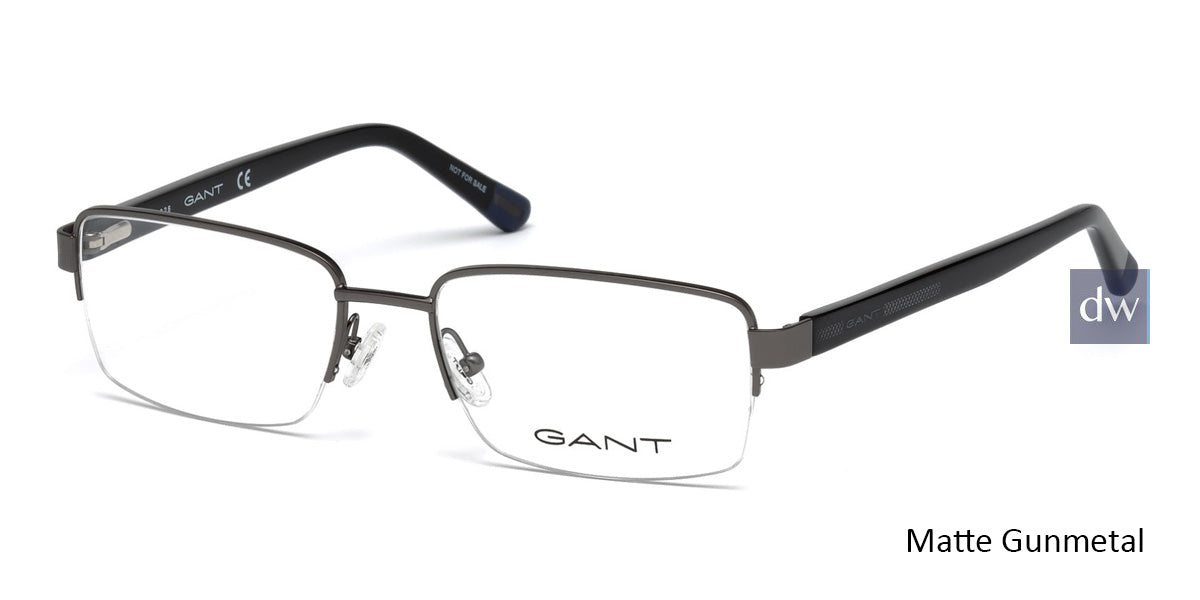 Matte Gunmetal Gant GA3149 Eyeglasses.