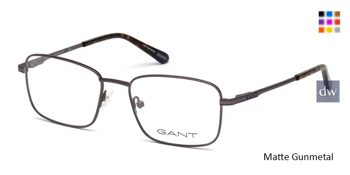 Matte Gunmetal Gant GA3170 Eyeglasses.
