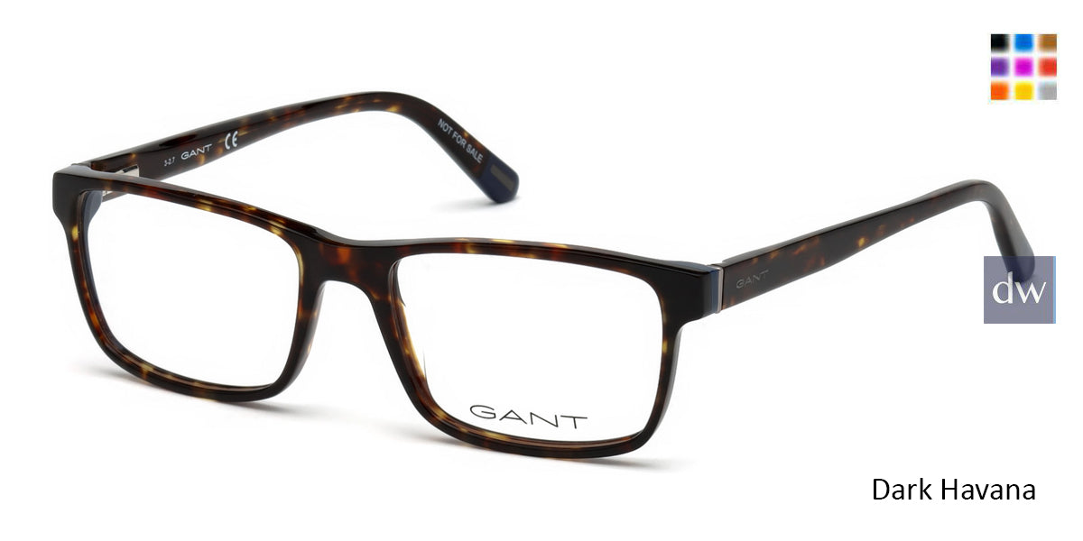 Dark Havana Gant GA3177 Eyeglasses.