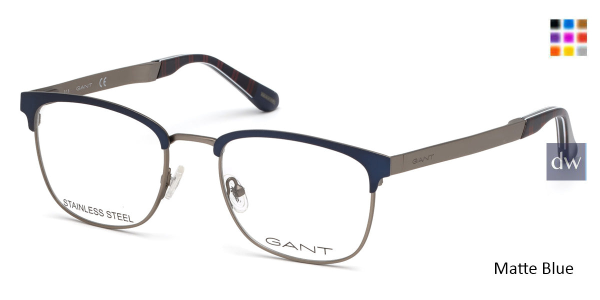 Matte Blue Gant GA3181 Eyeglasses.