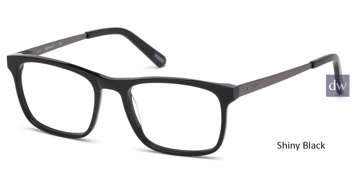 Shiny Black Gant GA3189 Eyeglasses.