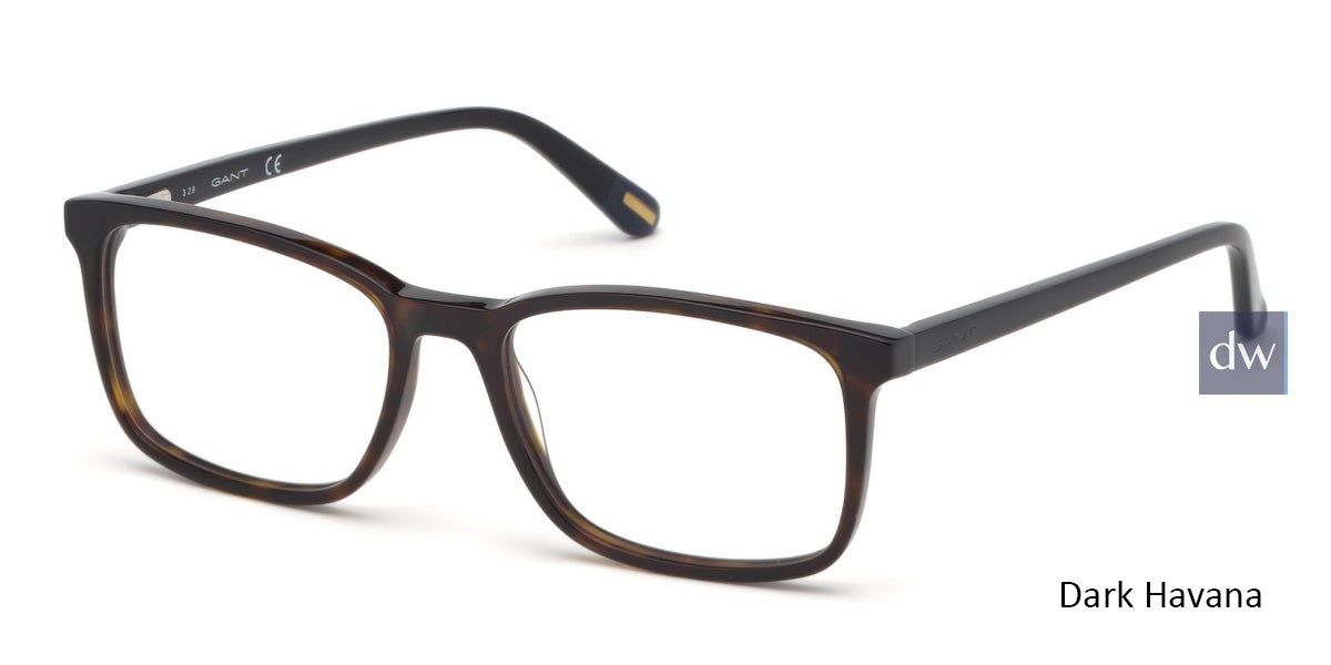 Dark Havana Gant GA3193 Eyeglasses.