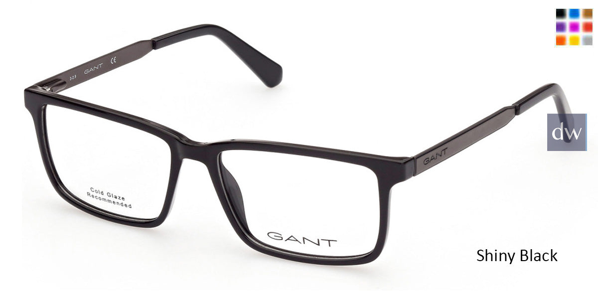 Shiny Black Gant GA3216 Eyeglasses.