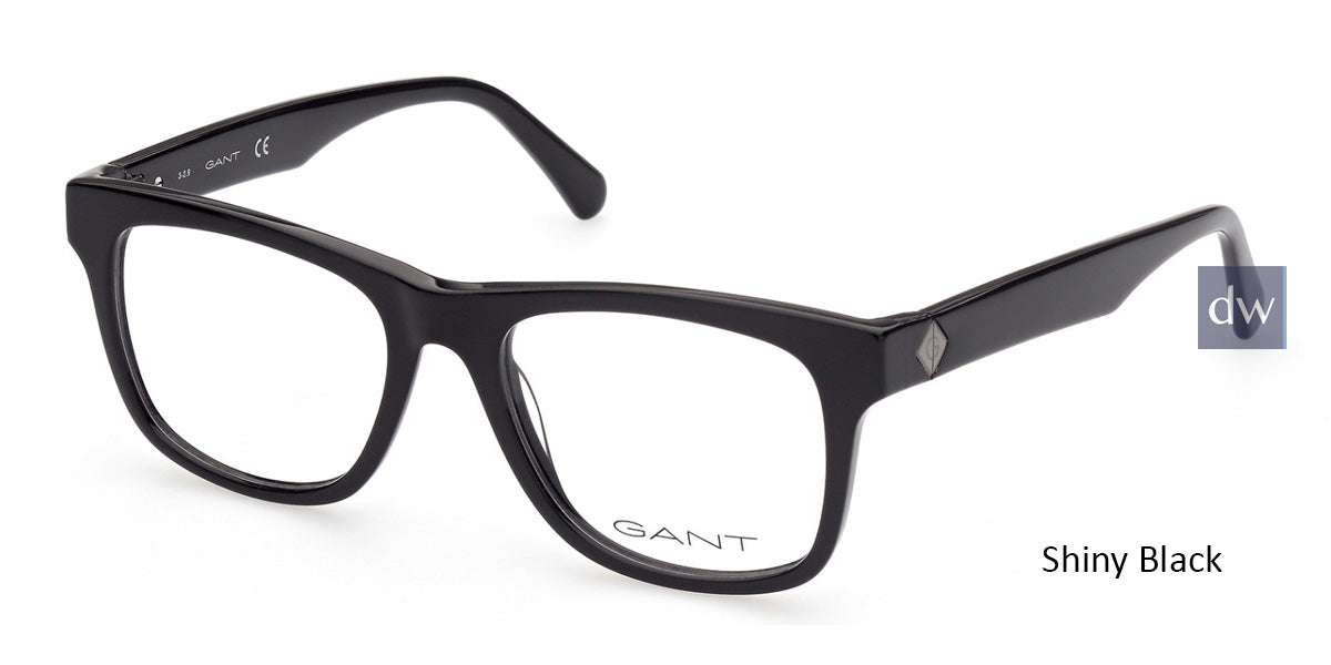 Shiny Black Gant GA3218 Eyeglasses.
