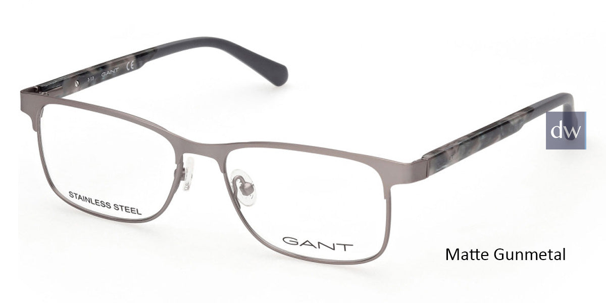 Matte Gunmetal Gant GA3234 Eyeglasses.