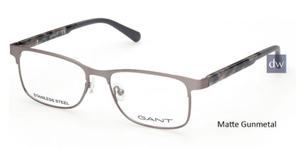 Matte Gunmetal Gant GA3234 Eyeglasses.