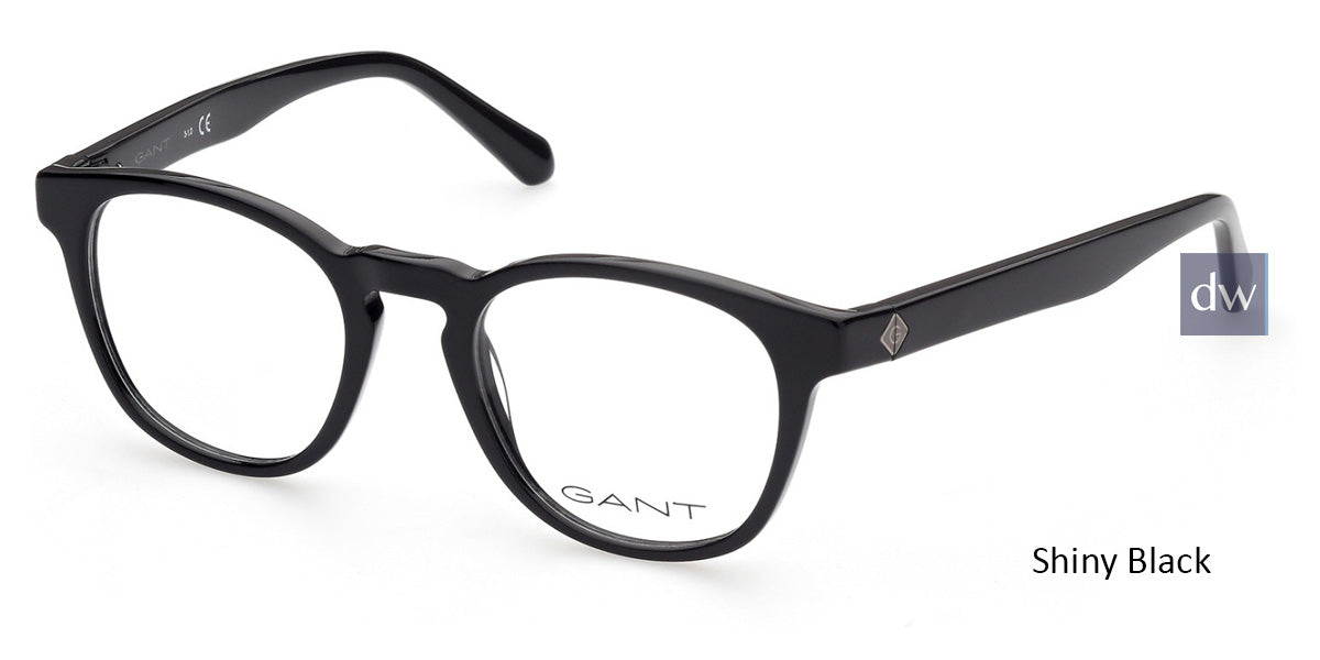 Shiny Black Gant GA3235 Eyeglasses - Teenager.