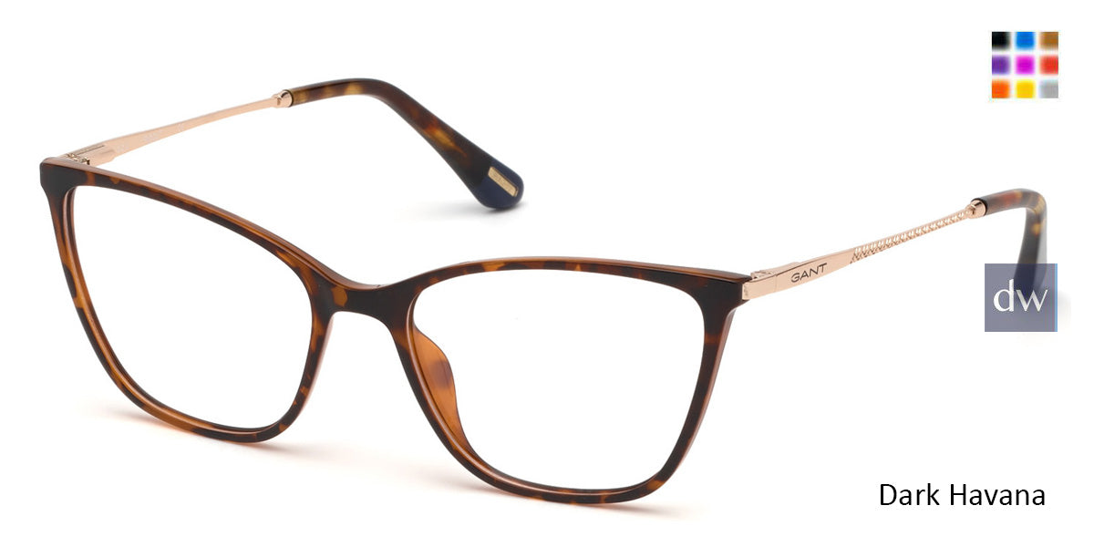 Dark Havana Gant GA4089 Eyeglasses.