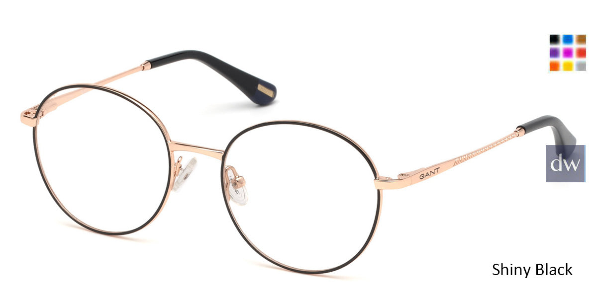 Shiny Black Gant GA4090 Eyeglasses.