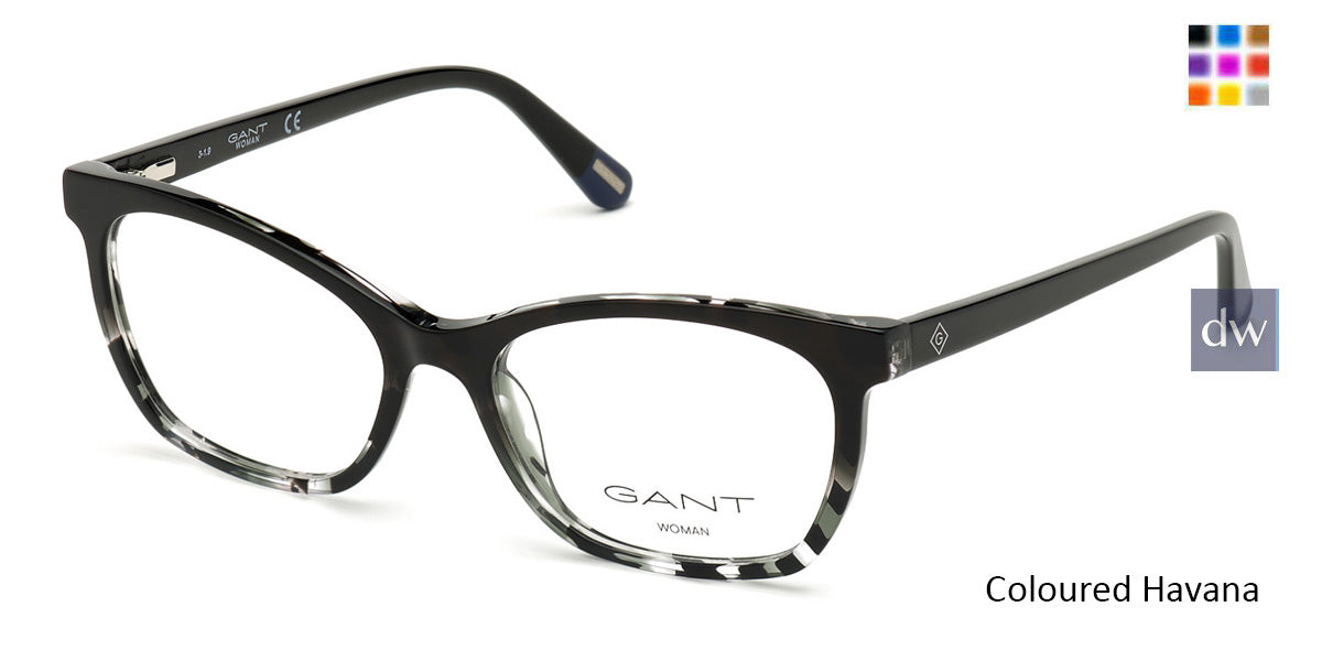 Coloured Havana Gant GA4095 Eyeglasses.