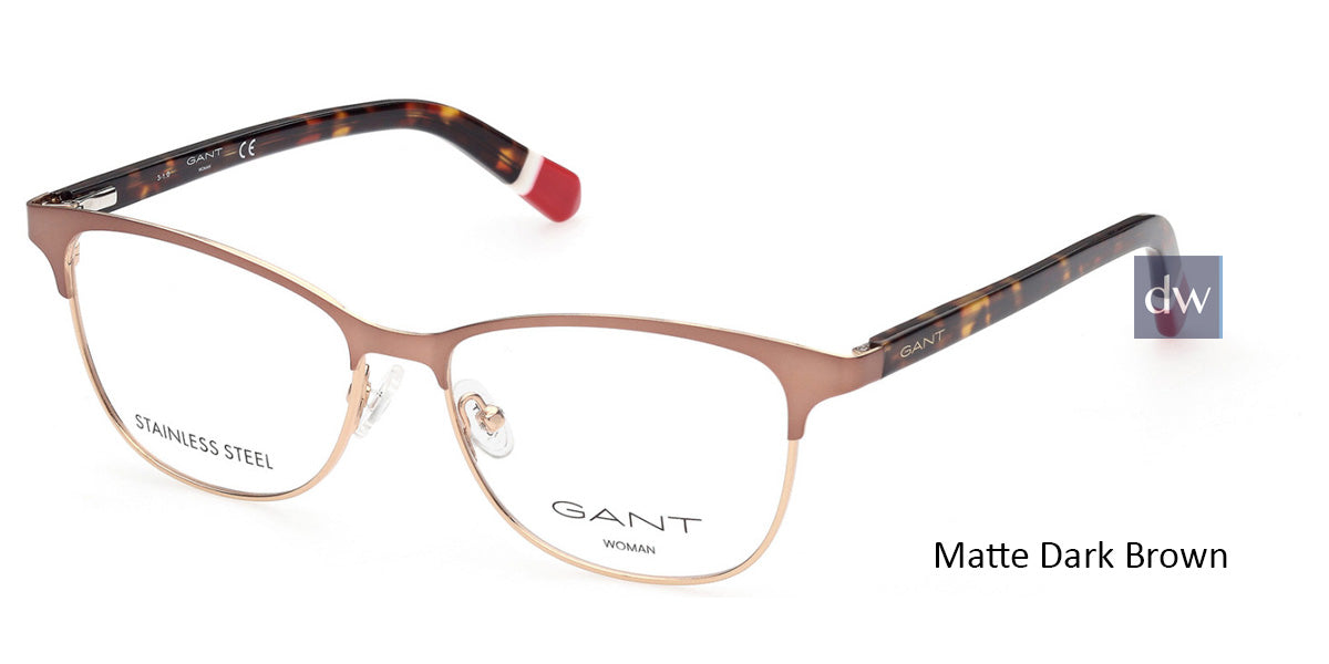 Matte Dark Brown Gant GA4105 Eyeglasses.