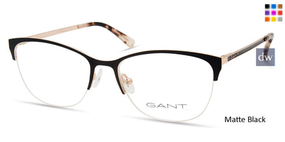 Matte Black Gant GA4116 Eyeglasses.