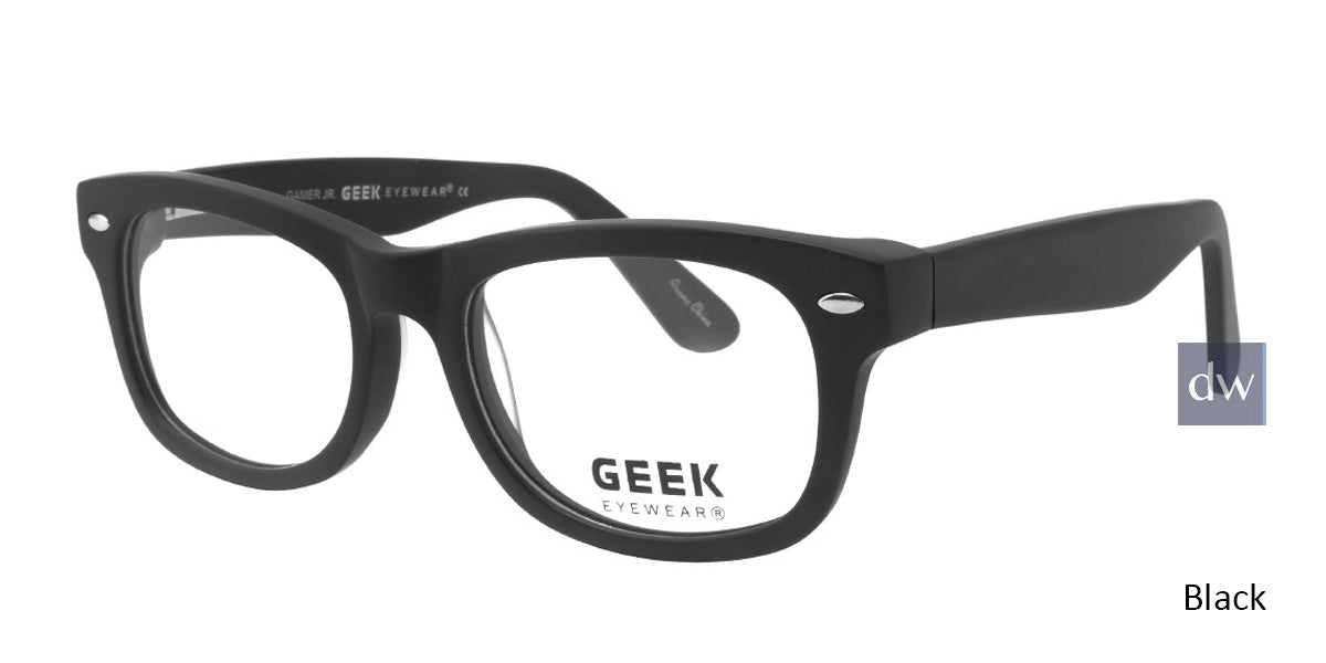 Black Matt GAMER JR Eyeglasses Teenager.