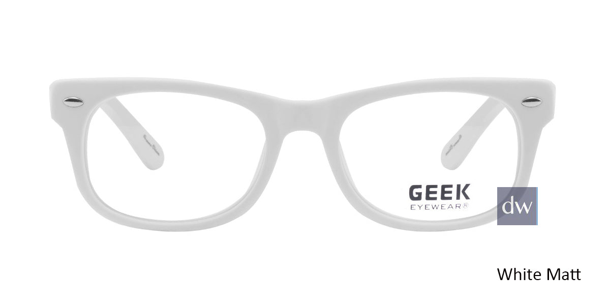 White Matt GAMER JR Eyeglasses Teenager.